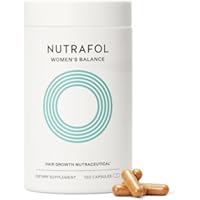 Nutrafol Women's Balance Hair Growth Supplements, Ages 45 and Up, Clinically Proven for Visibly Thicker Hair and Scalp Coverage, Dermatologist Recommended - 1 Month Supply