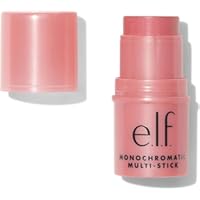e.l.f. Monochromatic Multi Stick, Luxuriously Creamy & Blendable Color, For Eyes, Lips & Cheeks, Dazzling Peony, 0.17 oz (5 g)