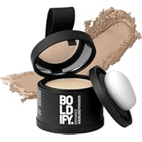 BOLDIFY Hairline Powder Instantly Conceals Hair Loss, Root Touch Up Hair Powder, Hair Toppers for Women & Men, Hair Fibers for Thinning Hair, Root Cover Up, Stain-Proof 48 Hour Formula (Light Blonde)