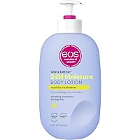 eos Shea Better Body Lotion- Vanilla Cashmere, 24-Hour Moisture Skin Care, Lightweight & Non-Greasy, Made with Natural Shea, Vegan, 16 fl oz