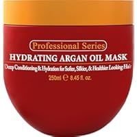 Arvazallia Hydrating Argan Oil Hair Mask and Deep Conditioner for Dry or Damaged Hair - 8.45 Oz