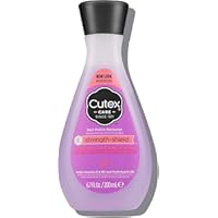 Cutex Nail Polish Remover, Strength Shield, Leaves Nails Looking Healthy, Contains Vitamins E, B5 & Hydrolyzed Silk, 6.76 Fl Oz