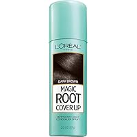 L'Oreal Paris Magic Root Cover Up Gray Concealer Spray Dark Brown 2 oz.